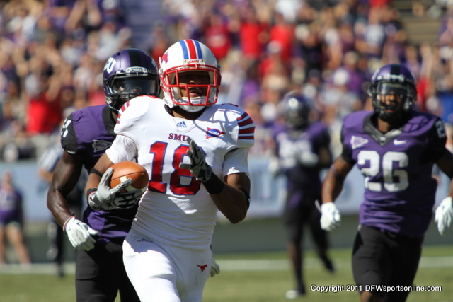 SMU wide receiver Terrance Wilkerson. Photo by George Walker for DFWsportsonline